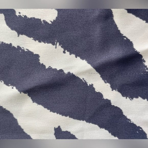 H&M Asymmetrical White and Blue Maxi Dress, Modern & Sophisticated Sz Small - Picture 15 of 15